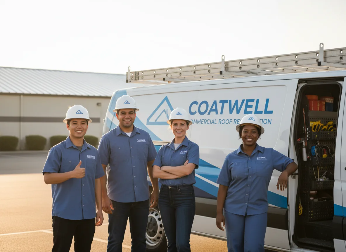 Commercial roof coating company in Haslet, TX